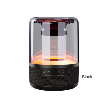 Boxa Portabila Kaku KSC-608, BT 5.0, Colorful Light, 5W, TWS HiFi, Extra Bass - Negru