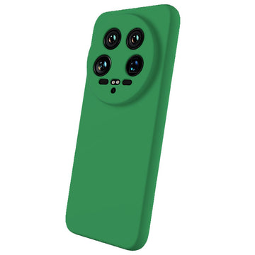 Husa X-Level Thin pentru Xiaomi 14 Ultra, Microfiber, TPU - Verde Dark