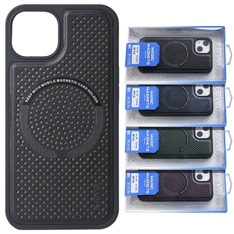 Husa X-Level Magic pentru iPhone 13, MagSafe, SoftTouch - Negru