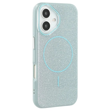 Husa Mag Glitter pentru iPhone 16 Pro, MagCase, PC, Shinny - Verde