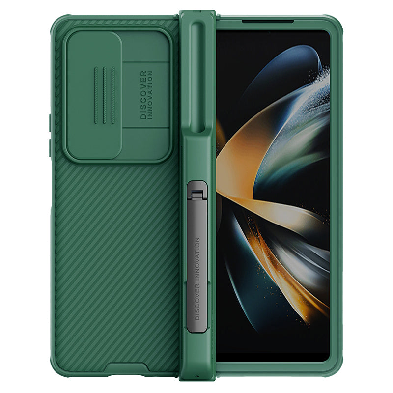 Husa Nillkin, pentru Samsung Z Fold 4, CamShield Pro, TPU, Deep Green