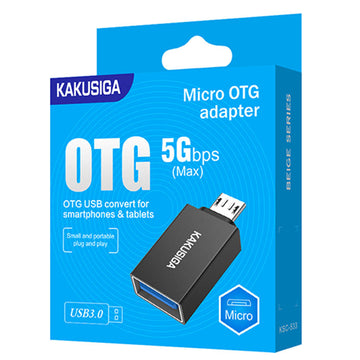 Adaptor OTG Transfer Kaku KSC-533, USB-A la MicroUSB - Negru