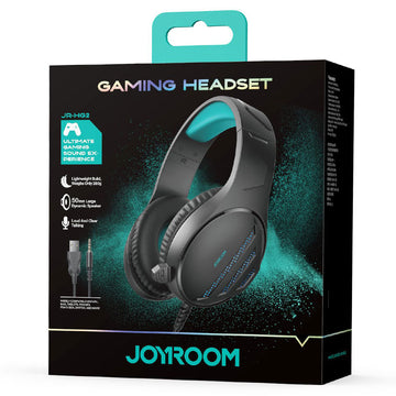 Casti Gaming Joyroom JR-HG2, OverEar, USB, Jack 3.5mm, Ambinetal Light - Negru