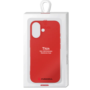 Husa X-Level Thin pentru iPhone 17, Thin Series, SoftTouch - Rosu