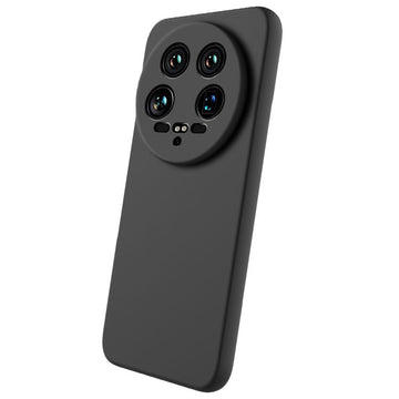 Husa X-Level Thin pentru Xiaomi 14 Ultra, Microfiber, TPU - Negru
