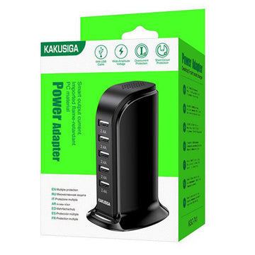 Hub Multiport 5 X USB-A Kaku KSC-741, Desktop Hub Multiport 5 X USB-A - Negru