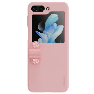 Husa Nillkin pentru Samsung Z Flip5, CamShield Silky, TPU - PEACH Light
