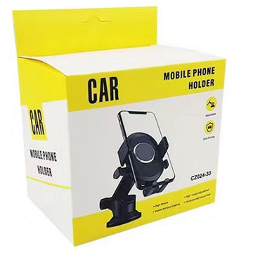 Suport Auto MX CZ024, Magnetic, cu Cleme, MultiAngle, Brat Telescopic, Montaj Bord - Negru