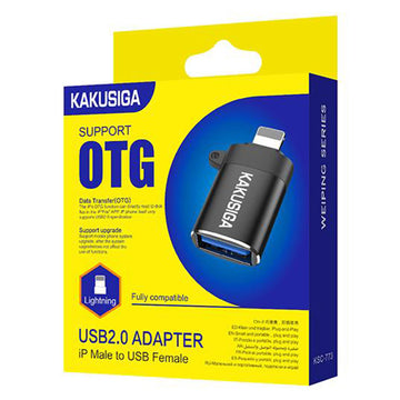 Adaptor OTG Transfer Kaku KSC-773, USB-A la Lightning - Negru