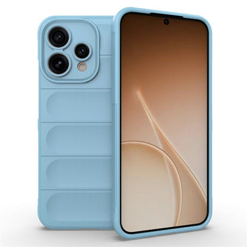 Husa Wave pentru Oppo A6 Pro 5G, Grip Anti-Shock, TPU - Bleu