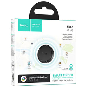 Hoco E96A, Dispozitiv tiP AirTAG, Anti-Pierdere, Android, Functie FindMy - Alb