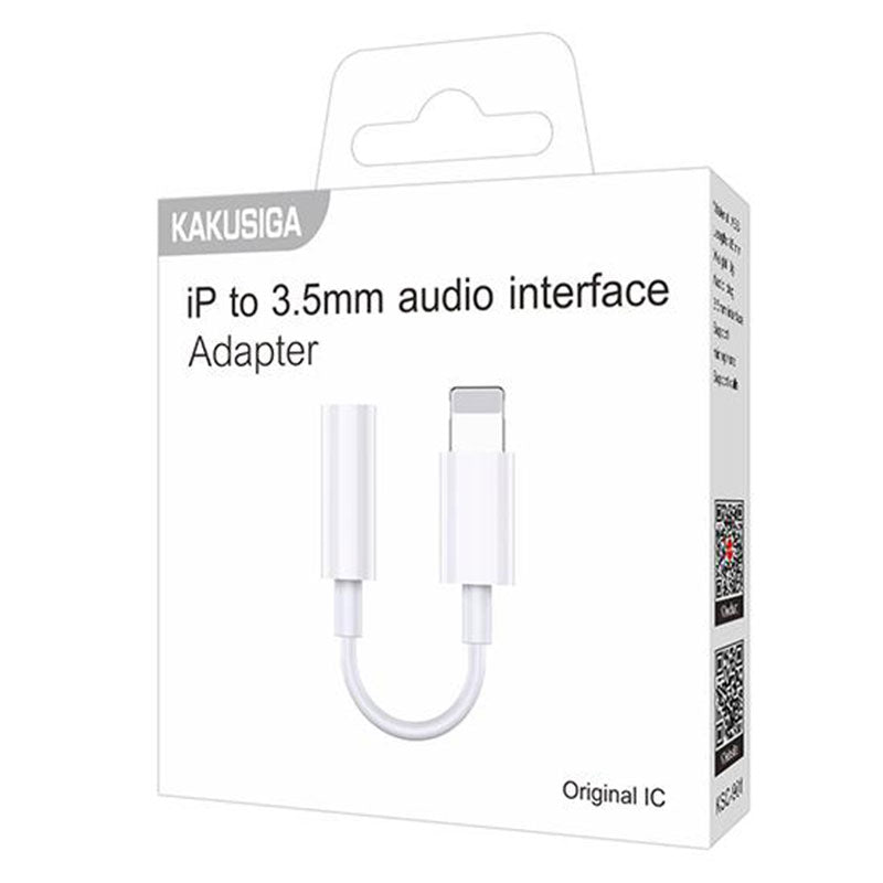 Kaku (KSC-901) - Cablu Audio, Lightning la Jack 3.5mm (F) - Original IC, 85cm, White