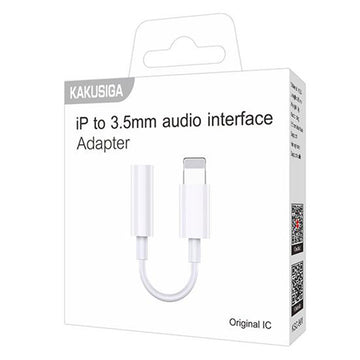 Cablu Audio Kaku KSC-901, Lightning la Jack 3.5mm F, Original IC, 85cm - Alb