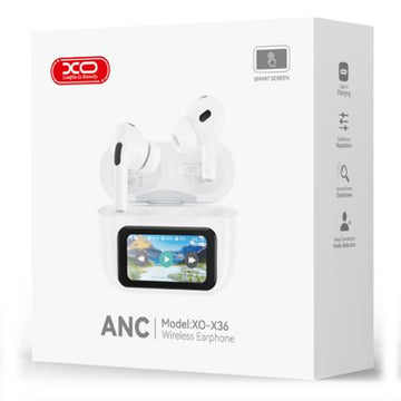Casti Wireless XO X36, Ear Buds, BT 5.4, 300mAh, LCD Smart - Alb