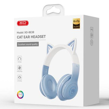 Casti Wireless XO BE38, On Ear, BT 5.3, 300mAh - Albastru