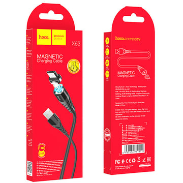 Cablu Date si Incarcare Hoco X63, USB-A la MicroUSB, 18W, 2.4A, 1m - Negru