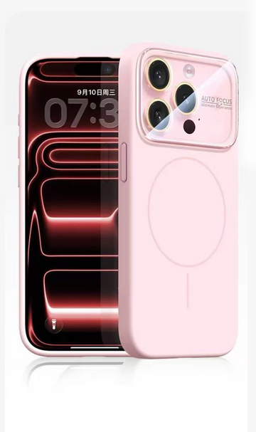 Husa MagConverse pentru iPhone 16 Pro Max, UltraThin, Magnetic FlexiCase - Sand roz