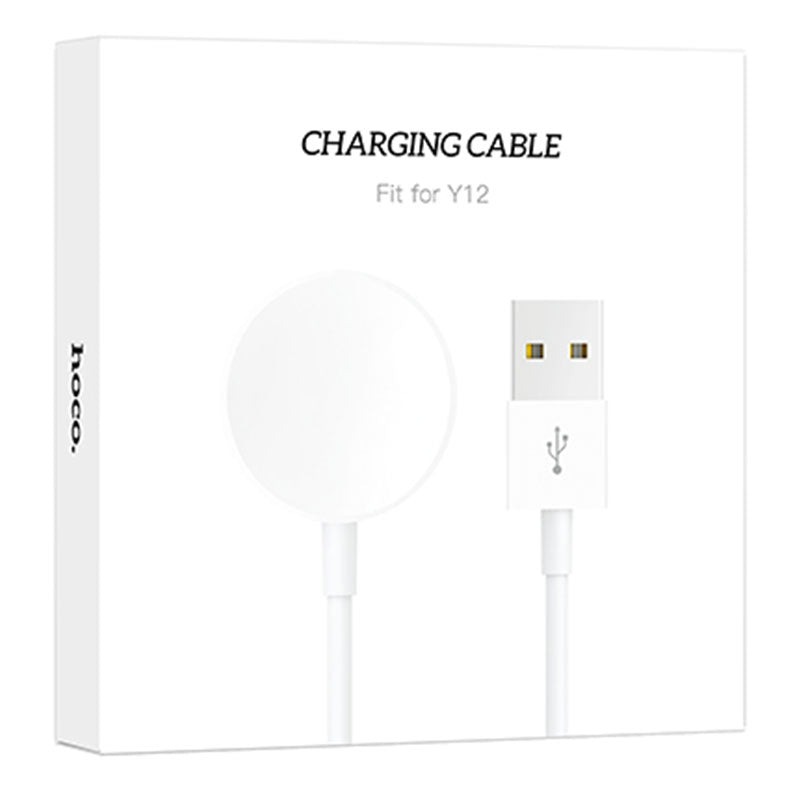 Hoco (Y12) - Cablu de incarcare Wireless, Hoco Y12, 5W, White