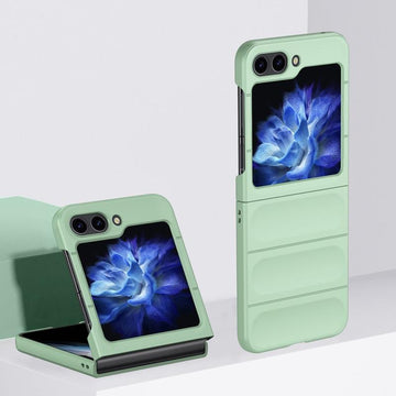 Husa Strip pentru Samsung Z Flip6, Matte, ShockProof - Verde deschis