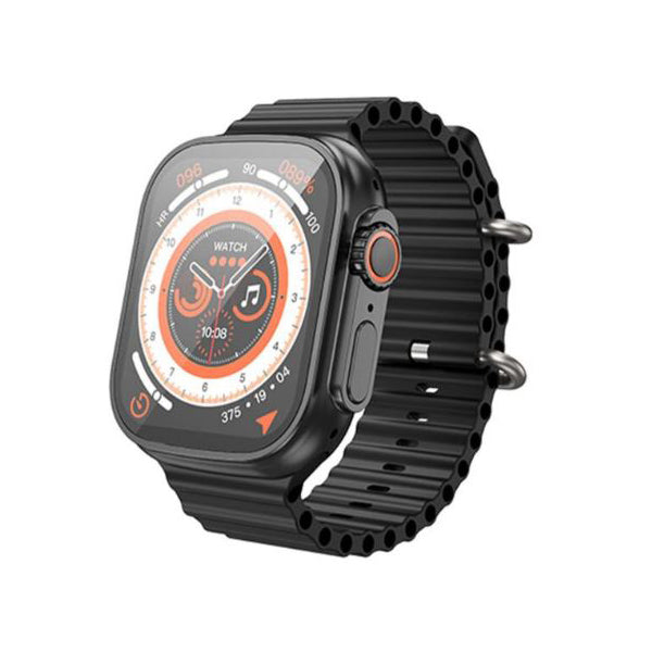 Hoco Y12 Ultra, SmartWatch, 1.96 Inches, Ruiyu 8762DT, 128MB, Dual BT - Negru