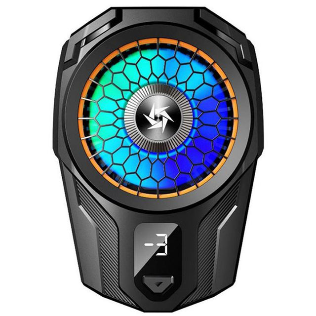Cooler Ventilator XO SL08, pentru Spate Telefon, cu Cleme, Afisaj Temperatura, LED Digital