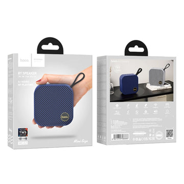 Boxa Portabila Hoco HC22, TWS, BT 5.2 Wireless, 5W, Auspicious Compact - Albastru