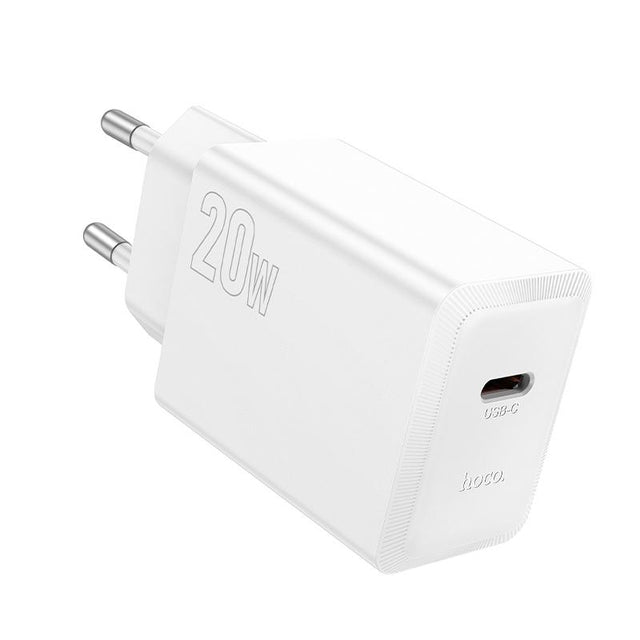 Incarcator Retea Hoco N68, PD20W 5V, 3A, 1xUSB-C, FastCharge - Alb