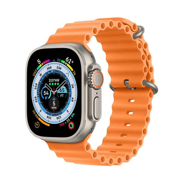 SmartWatch Hoco Y12 Ultra, 1.96 Inches, Ruiyu 8762DT, 128MB, Dual BT - Auriu Titanium