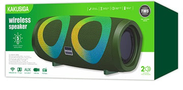 Boxa Portabila Kaku KSC-615, 10W, 4H, 1800mAh, TF Card, FM - Verde