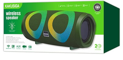 Boxa Portabila Kaku KSC-615, 10W, 4H, 1800mAh, TF Card, FM - Verde