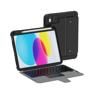 Husa Tableta pentru iPad 10, cu Tastatura BT pentru 10.9 Inch