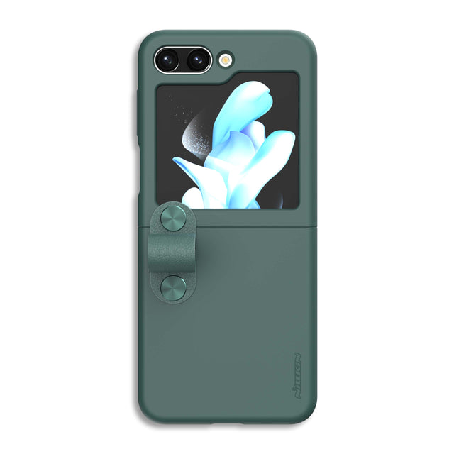 Husa Nillkin pentru Samsung Z Flip5, CamShield Silky, TPU - Forest verde