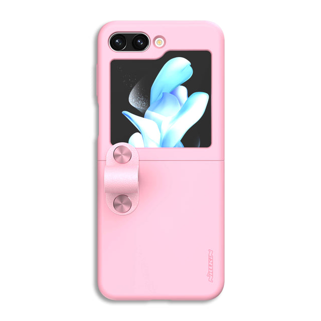 Husa Nillkin pentru Samsung Z Flip5, CamShield Silky, TPU - PEACH Light