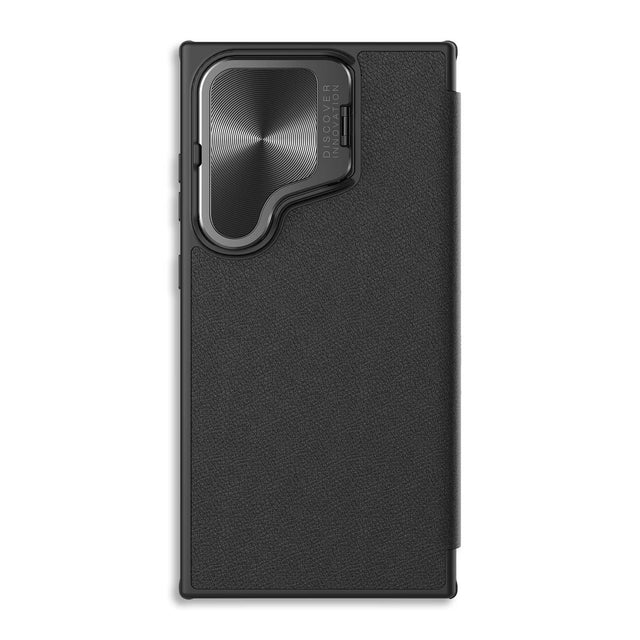 Husa Nillkin pentru Samsung S24 Plus, Qin Piele, PC Piele - Negru