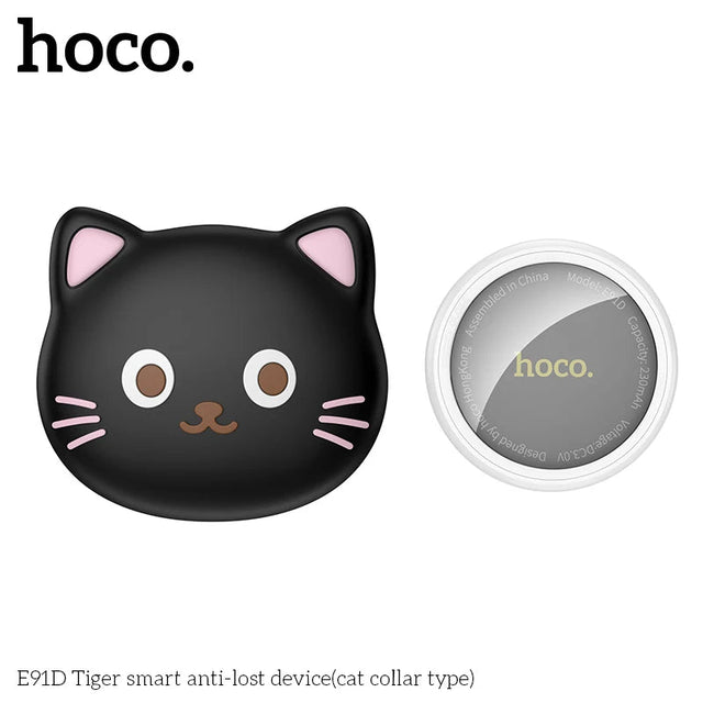 Hoco E91D, Dispozitiv TAG pentru Animale, iOS, Prindere Zgarda - Cat | negru