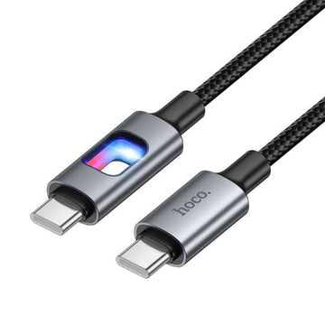 Cablu Hoco U144, USB-C, 60W, 1.2m - Negru