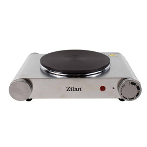 Plita Electrica Zilan ZLN0535, 1 Ochi, Inox, Termostat Reglabil, 1500W