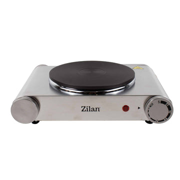 Plita Electrica Zilan ZLN0535, 1 Ochi, Inox, Termostat Reglabil, 1500W