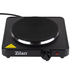 Plita Electrica Zilan ZLN2174, 1 Ochi, Termostat 5 Trepte, 1500W - Negru