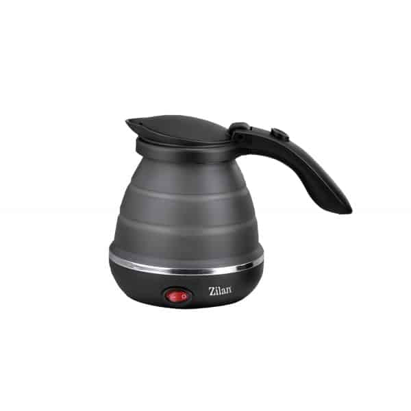 Fierbator de Apa Pliabil Zilan ZLN1986 0.5 L, Carcasa din Silicon Durabila, Baza Inox 304,