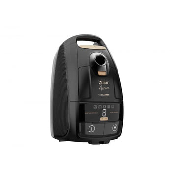 Aspirator cu Sac Zilan ZLN4500, 2400W, 5L, Motor din Cupru, HEPA - Negru/Auriu