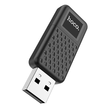Stick Hoco UD6, Memory Stick, USB-A 2.0, High Speed Flash Drive, 128GB - Negru
