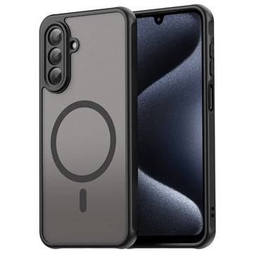 Husa MagFrost Pro pentru Xiaomi 17, Matte MagSafe, Frosted Frame - Negru