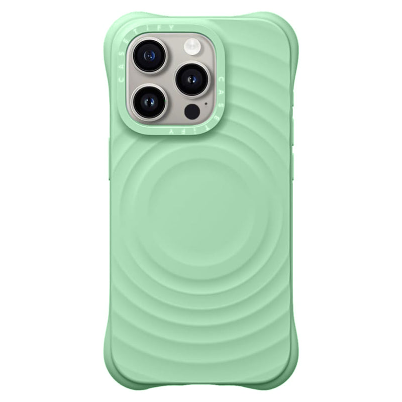 Husa Ripple - iPhone 16 Pro, Soft Skin, MagSafe, Light Green
