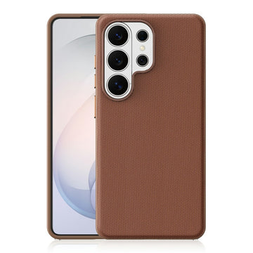 Husa Woven pentru Samsung S26 Ultra, MagCase, TechWoven Piele, Soft Craft - Maro