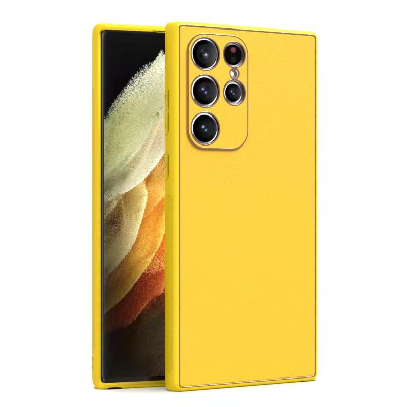 Husa Yolo - Samsung A23, Eco-Leather, TPU Edge, Yellow