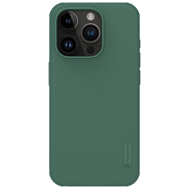 Husa Nillkin, pentru iPhone 15 Pro Max, Frosted Series, PVC, Deep Green