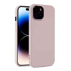 Husa Soft - iPhone 15 Pro Max, MicroFiber, TPU, Sand Cream