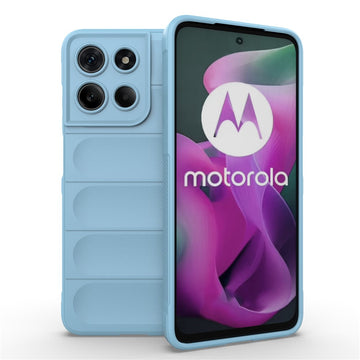 Husa Wave pentru Motorola Moto G17 Power, Grip Anti-Shock, TPU - Bleu