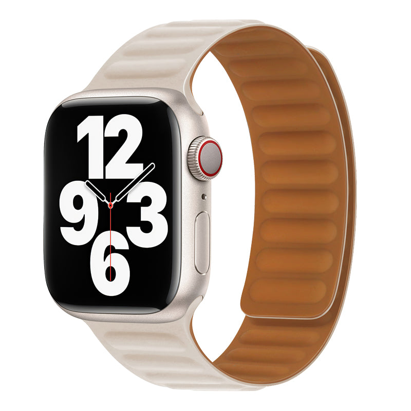 Curea Hoco WA21 pentru Apple Watch, Magnetic Chain, Silicon 42/44/45/49mm, Multicolor